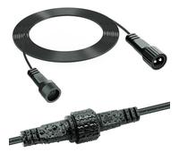 3M/10Ft Extension Cable for Christmas Lights 2 Pin Connector LED String Lights Extension Lead Cord IP65 Waterproof for G40 Globe Lights, Icicle Lights, Net Lights, Most Xmas String Lights (3M/10Ft)