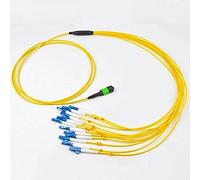 3M 10ft MTP/MPO (APC) to LC Singlemode SMF Fiber Patch Cable 12 Fiber QSFP+ 40/100Gbe, QSFP+ 40GBASE-PLR4,12 Strands,