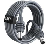 3M/10FT Starlink Mini DC Cable, 20AWG Replacement DC to DC Power Cable, Starlink Mini Outdoor/Indoor Waterproof Barrel Jack Charging Cord, Plug and Play, Suitable for Home/Camping/Exploration, Grey