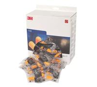 3M 1100 Earplugs, 37 dB, Uncorded, 200 Pairs/Box