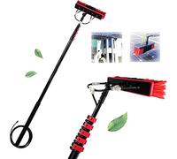 3m-12m Window Cleaning Telescopic Pole, Extendable Cleaner Greenhouse Roof, Extension Pole Cleaning Equipment For Photovoltaic Panel Cleaning, 36ft/10.8m, 6m/20ft