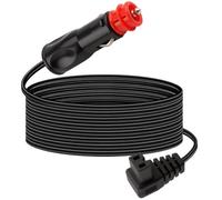 3M 12V Car Cooler Cable, 24V Car Refrigerator Cool Box Power Cord, Replacement Cigarette Lighter Extension Plug for Fridge Freezer Cooler, For Halfords Outwell Auto Fridge Replacement Extension Cord