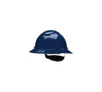 3M 142-H-810SFV-UV SecureFit Vented Full Brim Style Safety Helmet with Uvicator Sensor, Navy Blue - One Size