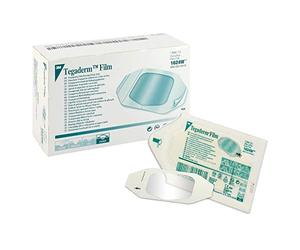 3M 1624W Tegaderm Transparent Film Dressing, 6cm x 7cm, Pack of 100