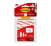 3M 17200-ES Command General Purpose Adhesive Strips Asst, White, One Size