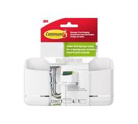 3M 17609-HWES Under- Sink-Organizers, White, Medium Caddy