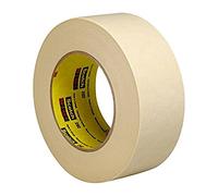 3M 202 Crepe Masking Tape, 18 mm x 50 m, Beige, Pack of 48