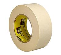 3M 202 Crepe Masking Tape, 72 mm x 50 m, Beige, Pack of 12