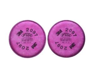 3M - 2097 P100 Particulate Filter For 5000 6000 6500 7000 And FF-4 Pink