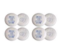 3M 2125 P2R Lightweight Particulate Filters 1 Pair Per Pack (4 Pairs)