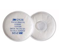3M 2125 Particulate Filter for Solid and Liquid Particles, Type P2R (Pack of 10)