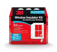 3M 2130W6 Indoor Window Insulator Kit, 3-Window Kit