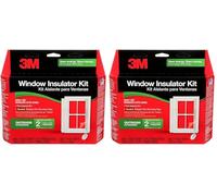 3M 2170 W-6 Outdoor Insulation Kit, Clear, 2-Windows (Pack of 2)