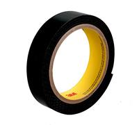 3M 23180 Fastener SJ3519FR Hook Flame Resistant, 1" x 50 yd. 0.15" Engaged Thickness, Black