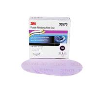 3M 30570 Hookit Purple 5" P800 Grit Finishing Film Disc