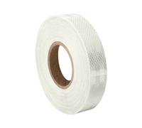 3M 3430 White Micro Prismatic Sheeting Reflective Tape - 0.75 in. X 15 ft. Non Metalized Adhesive Tape Roll. Safety Tape