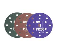 3M™ 34420 25x Hookit™ Flexible Sanding Discs 15 Hole Brown P800