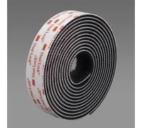 3M 3550TB Dual Lock Reclosable Fastener Blister, 25 mm x 2.5m, Black