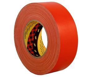 3M 389 Universal High Strength Fabric Tape, 50 mm x 50 m, Red