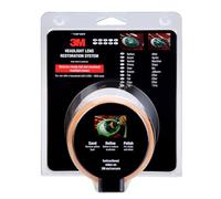 3M 39073 Headlight Lens Restoration Kit to Restore Dull/Faded/Discoloured Headlights For Car, 1 Pack, Smoke