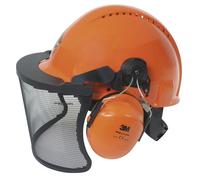 3M 3MO315C Peltor Forester Helmet, Orange, 315°C