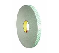 3M 4026 Double Coated Urethane Foam Tapes, 25 mm x 33 m, 1.6 mm, Beige, Pack of 9