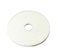 3M 4100 Series White Super Polish Pad, 11" (Case of 5)