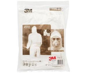 3M 4510XXL Protective suit 4510 Size: XXL White