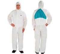 3M 4520 Protective Disposable Coverall White Size L