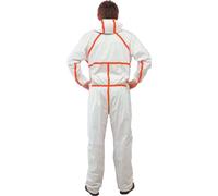 3M 4565 Hooded White Coveralls - CE Type 4/5/6 (3XL) x 1