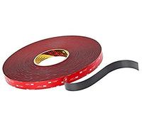 3M 4646 VHB Acrylic Foam Tape, 19 x 3 mm, 1.1 mm, Grey, Film Liner, Pack of 4