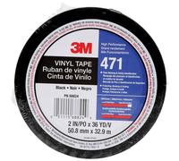 3M Vinyl Tape 471, 2 in x 36 yd, Yellow, 1 Roll, Yellow Floor Tape, Paint Alternative for Floor Marking, Social Distancing, Color Coding, Safety Marki