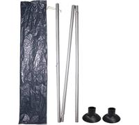 3M/4M/5M/6M Cotton Canvas Bell Tent Central Pole Durable with Rubber Bottom Includes Black Drawstring Carry Bag for Easy Camping Setup and Transport