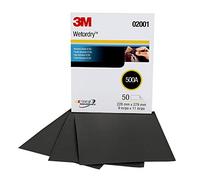 3M 500A 413Q 9" x 11" Wetordry Abrasive Sheet (02001, 50 Sheets per Box)