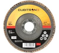 3M 51476 80+ Cubitron II Flap 969 F, Conical, 180 x 22.23 mm - Pack of 10