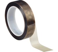 3M 5490 PTFE Plastic Film Tape, 50 mm x 33 m, Brown/Clear
