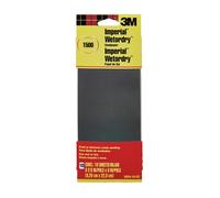 3m 5924-18-Cc 3-2/3"""" X 9"""" Imperial Wetordry 1500 Grit Sandpaper 10 Count