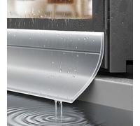 3m/5m/10m Window Outer Edge Rain Shield,Self Adhesive Weather Bar,35mm 45mm Width Waterproof Weather Bar,Blocks Water Intrusion(Transparent,45mm*5M)