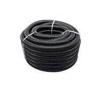 3m/5m Vacuum Cleaner Hose, Universal Inner Diameter 32mm, Extended Flexible Threaded Corrugated Hose(Black-5m)