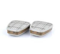 1 Pair 3M 6051 A1 organic gases & vapours filter for 6000 respirator Freepost