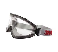 3M 7000032483 Safety Goggles, Sealed, Anti-Fog, Clear Acetate Lens, 2890SA