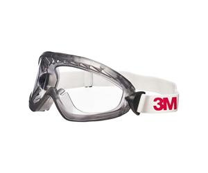 3M 7000032483 Safety Goggles, Sealed, Anti-Fog, Clear Acetate Lens, 2890SA