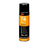 3M 7000116772 Spray74 Foam Fast Adhesive, 500 ml, Light Orange