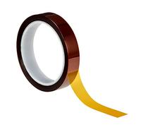 3M 70016039219 5413 Film Tape, Polyimide, 19.1 mm x 33 m, 2.7 mm Thickness, Amber (Pack of 2)