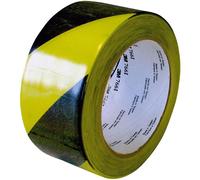 3M™ 7100015263 766i Hazard Marking Vinyl Tape PVC Black/Yellow 50mm x 33m
