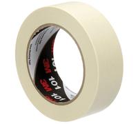 3M 7100135737 Value Masking Tape 101E, 24 mm x 50 m, Beige