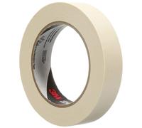 3M 7100195952 General Use Masking Tape 201E, 24 mm x 50 m, Beige