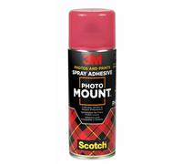 Scotch Photo Mount Adhesive Spray, 1 Can (400 ml) - Strong Instant and Permanent Hold, Clear Bond for Photos, Crafts, Posters, and Maps