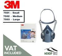 3M 7503 Large Soft Silicon Half Mask