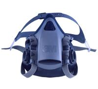 3M 7502 Silicone Half Mask Blue Size S